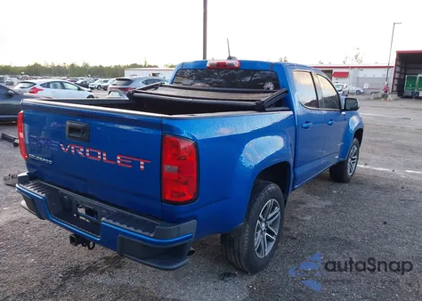 2021 Chevrolet Colorado 2Wd Short Box Wt из США, поврежденный, VIN 1GCGSBEA5M1123136